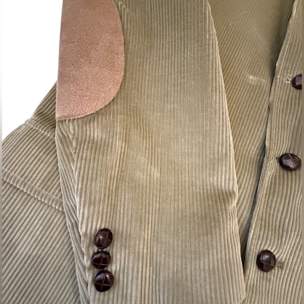 Orvis Sporting Traditions Corduroy Blazer Sport Coat Elbow Patches Size 42R - Picture 5 of 15